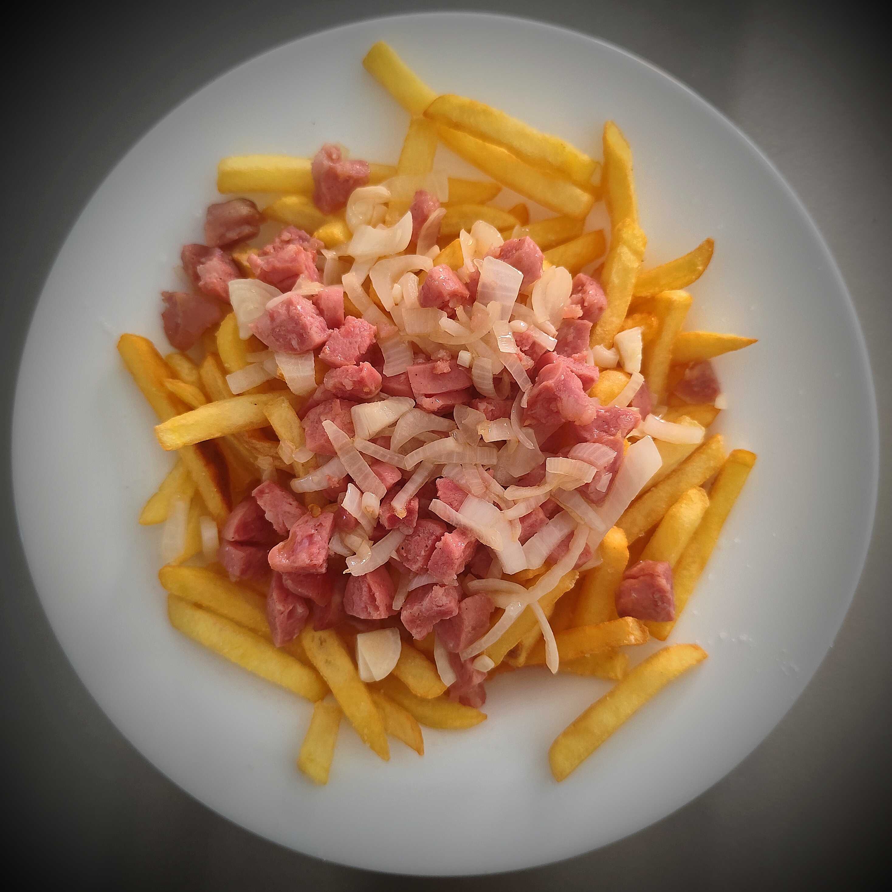 Papas Locas C/Chorizo y Coca Regular