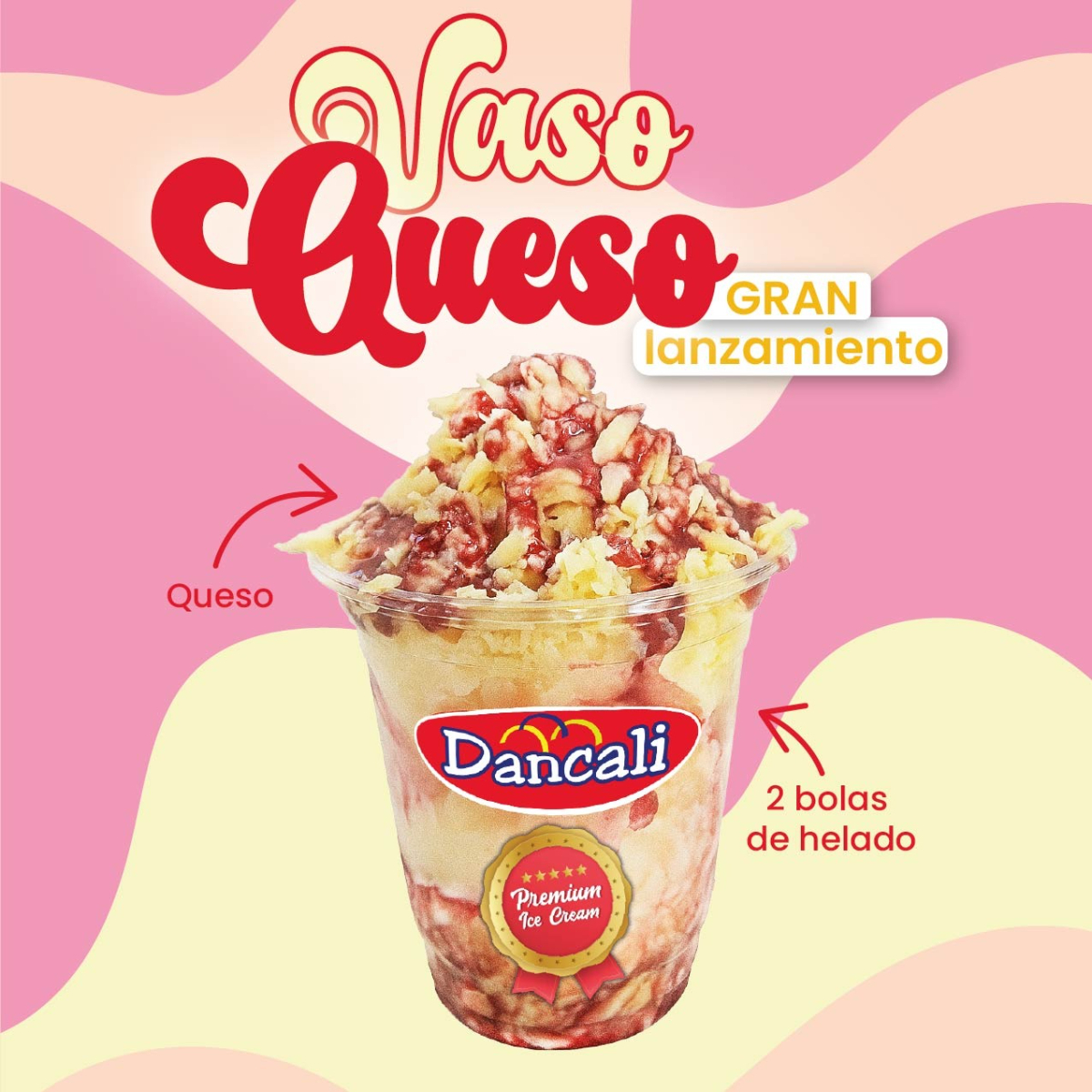 vaso queso