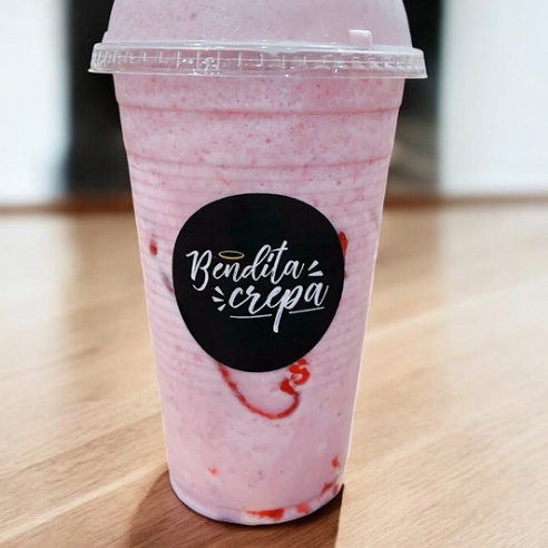 Smoothie de Fresa 🍓🧊