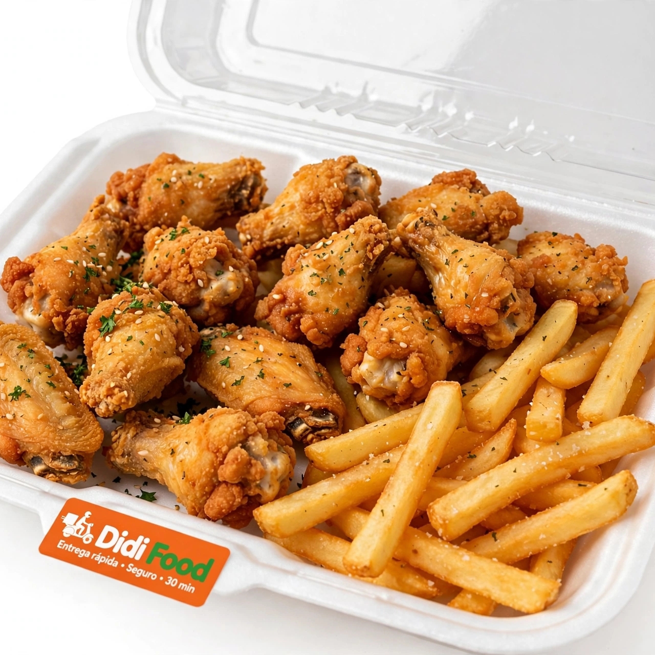 Alitas Tradicionales Con Papas
