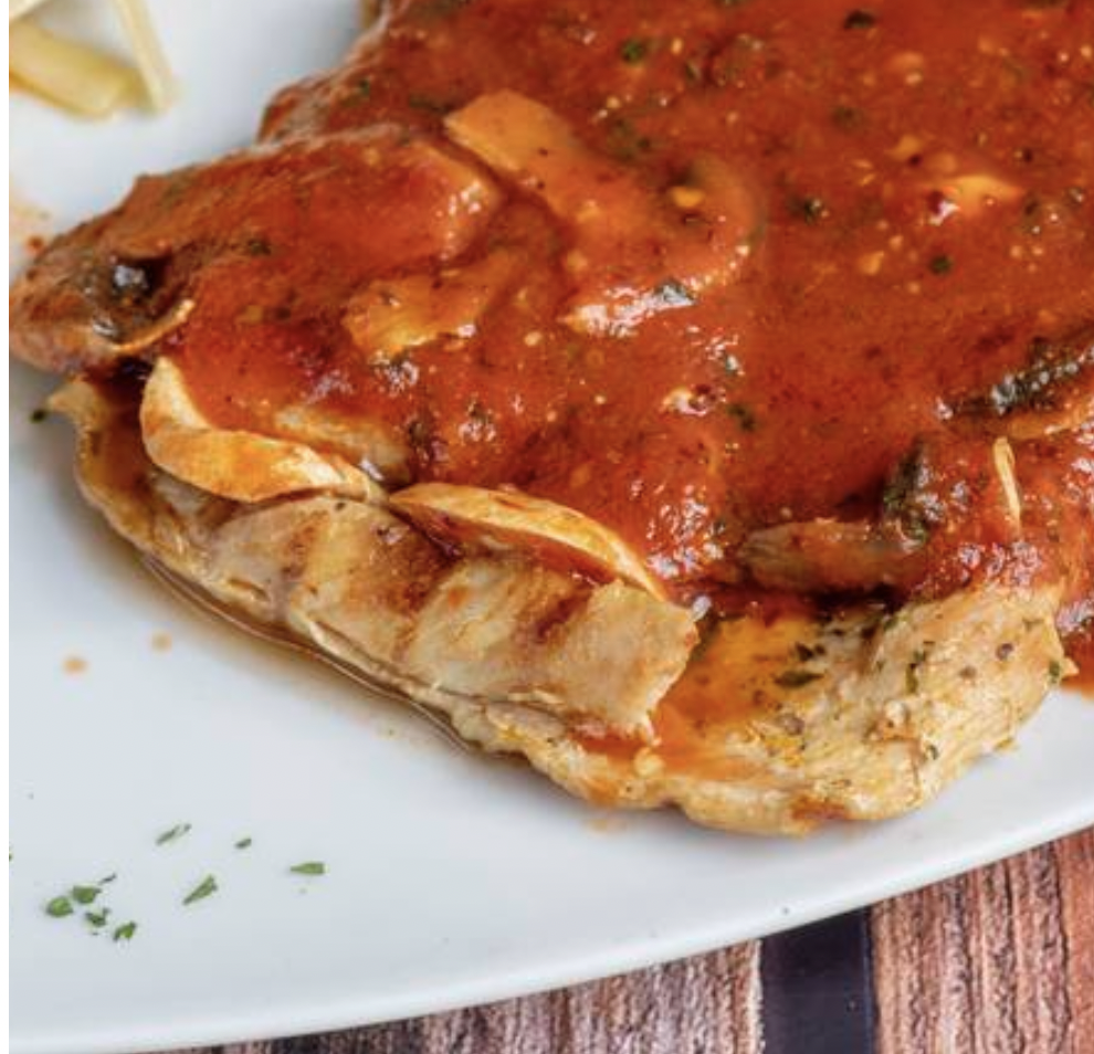 Pechuga de pollo arrabiatta