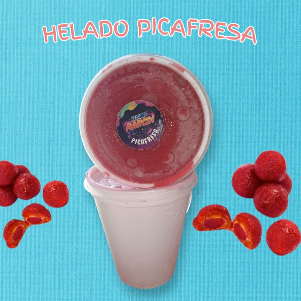 Helado PicaFresa 🍓🌶️