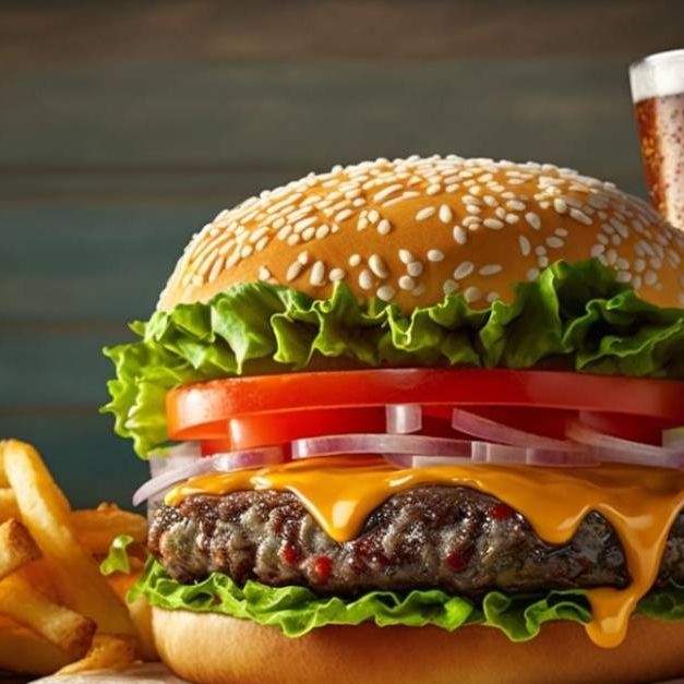 CHICKEN BURGER CLASICA 🐔DE $110 A $90