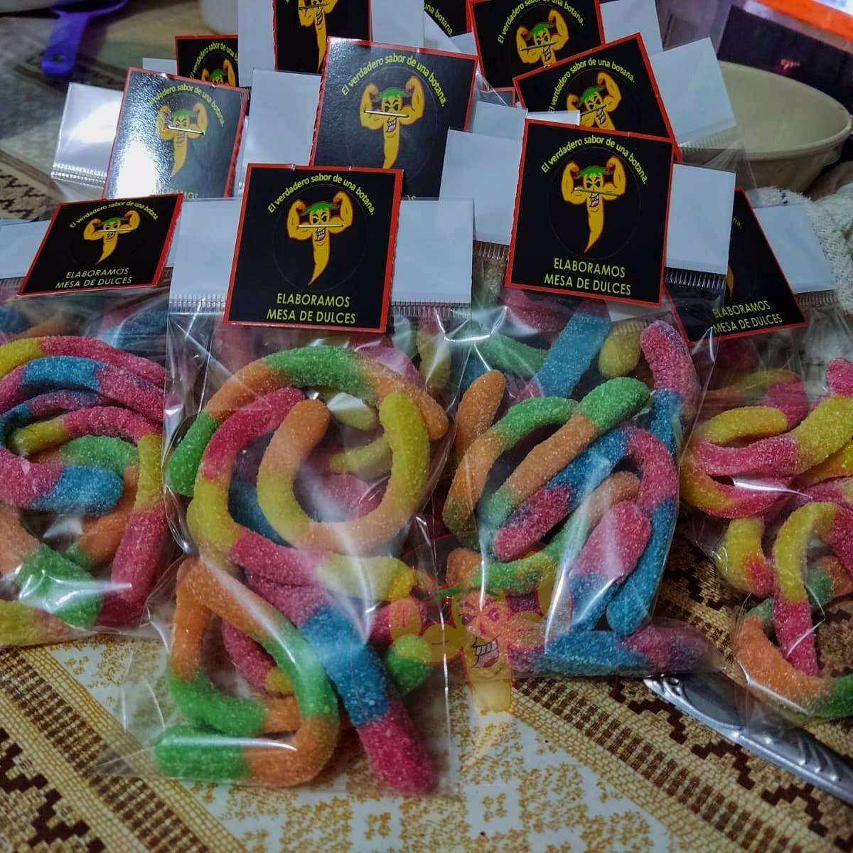Bolsita de Gomitas Lombriz Ácida
