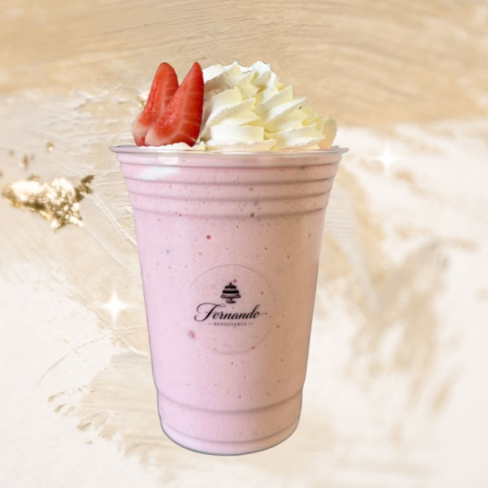 Frappé de Fresas con Crema (16 Oz)