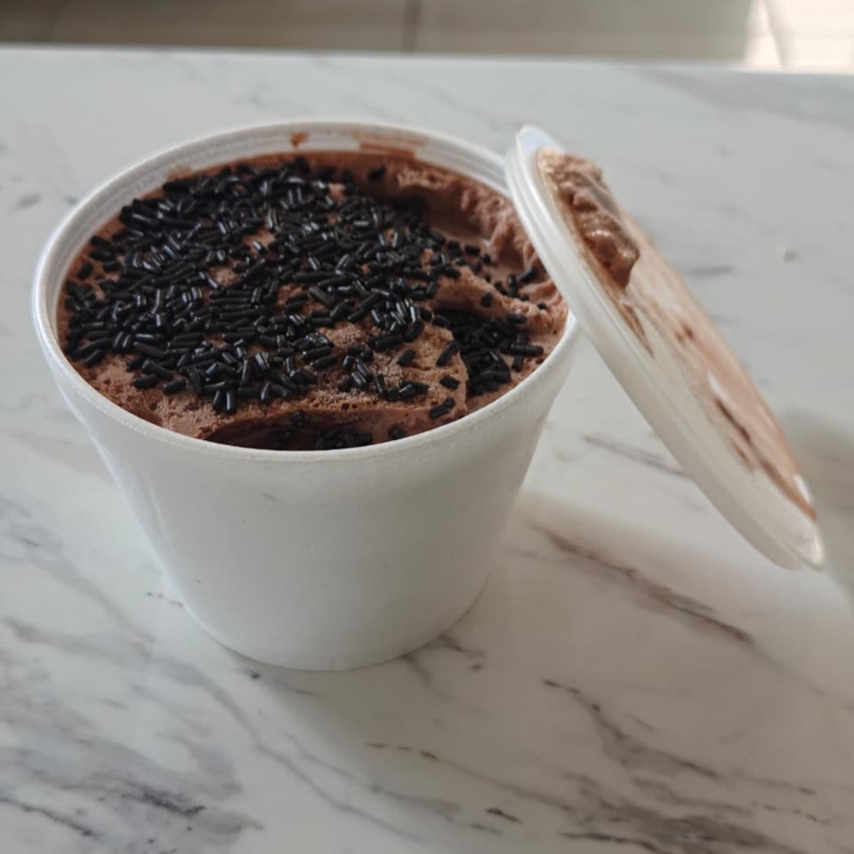 Nieve de chocolate de 1/2 litro