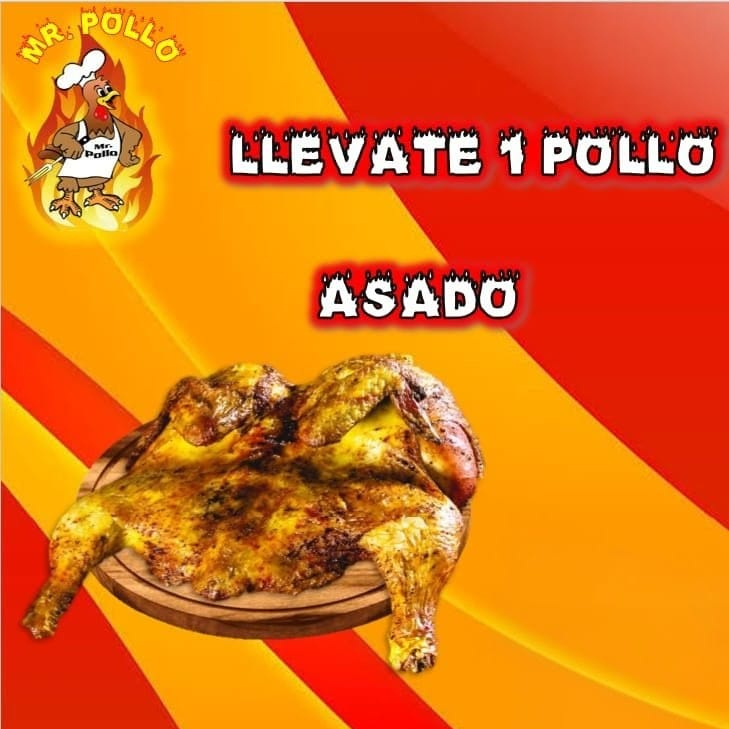 1 POLLO ASADO