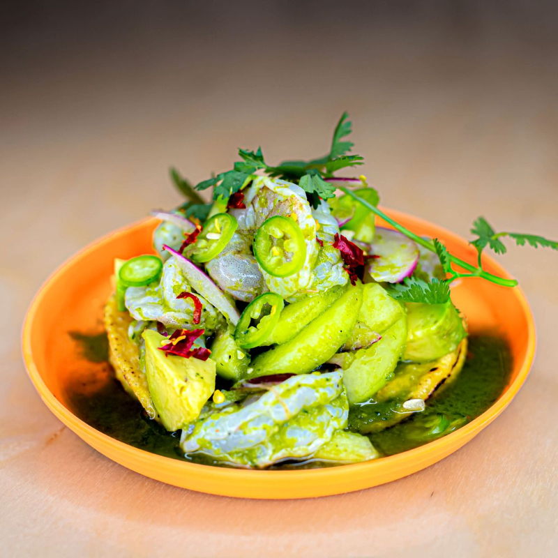 Tostada de Aguachile