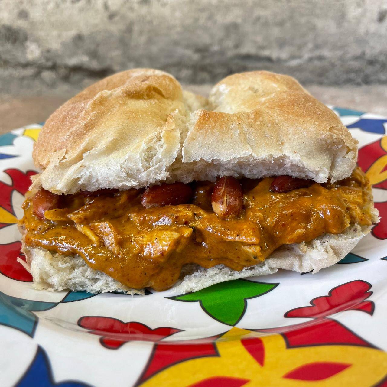 Torta de Pipián Rojo + Bebida
