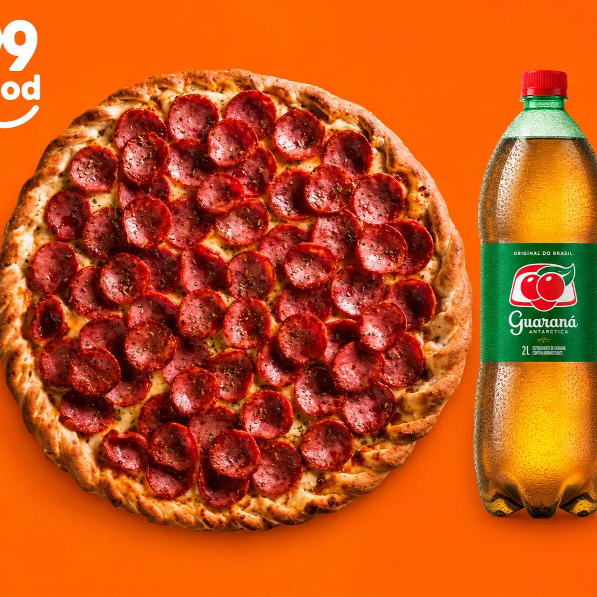 Amante de Calabresa 1 Pizza Grande + Refri 1L Grátis