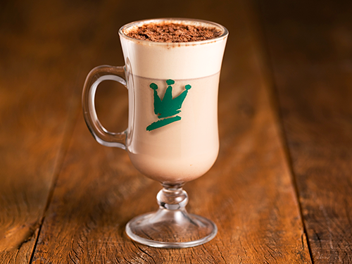 Mate com leite quente e Ovomaltine