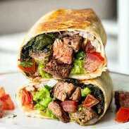 2 Burritos de Carne Asada + Refresco Coca Cola 600