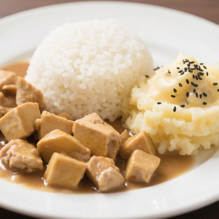 Um strogonoff de frango leve e delicioso, servido com arroz jasmim e purê funcional. Combinando sabor e nutrição em um só prato. (380 Calorias, 60g de Proteínas, 400g) Sem Glúten, Zero Lactose, Sem Conservantes e Ultracongelado. Modo De Consumo: Aquecer em micro-ondas, airfryer ou forno convencional de 5 a 8 min, conforme instruções da embalagem.