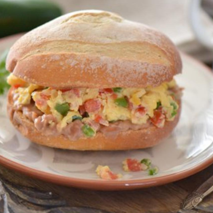 Torta de Huevo con Jamon