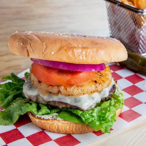 Hamburguesa Hawaiana