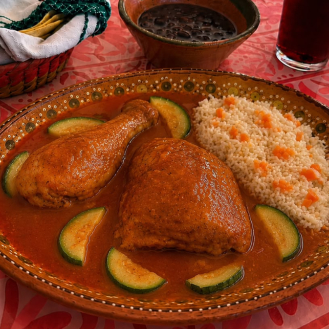 Pollo al Estofado con Aceitunas
