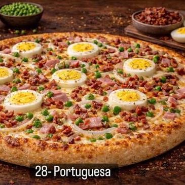 Presunto, cebola, ovos e mussarela