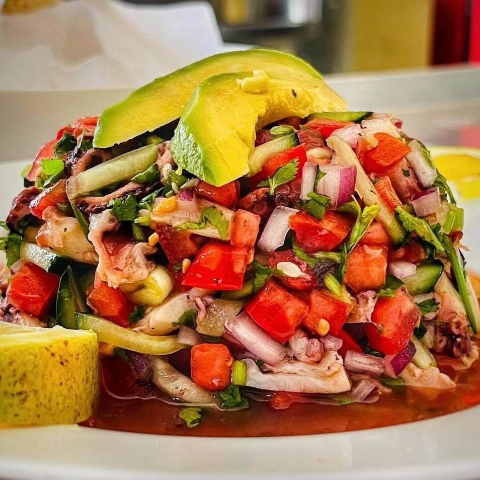 1/2 Orden de Ceviche de Pulpo