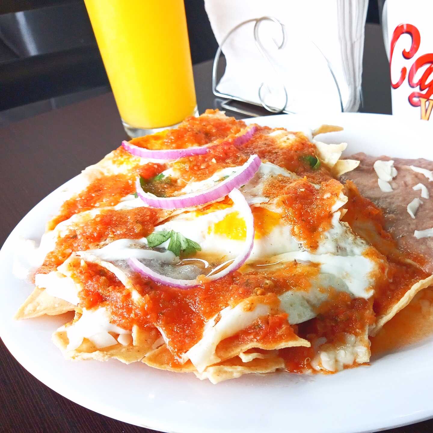Chilaquiles con Huevo