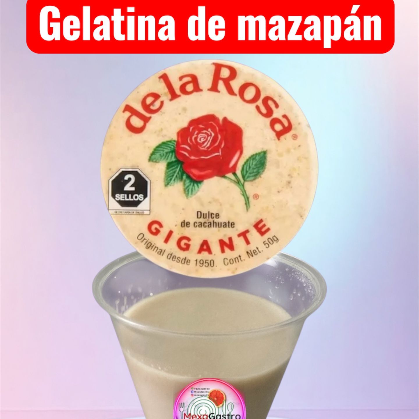 Gelatina de Mazapan