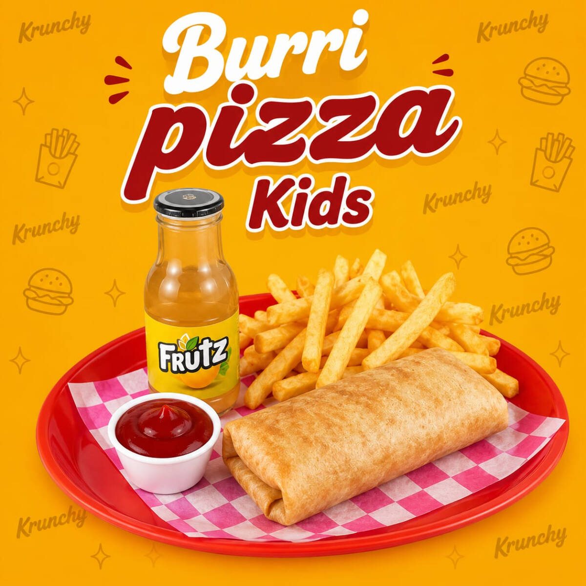 COMBO BURRI PIZZA KIDS