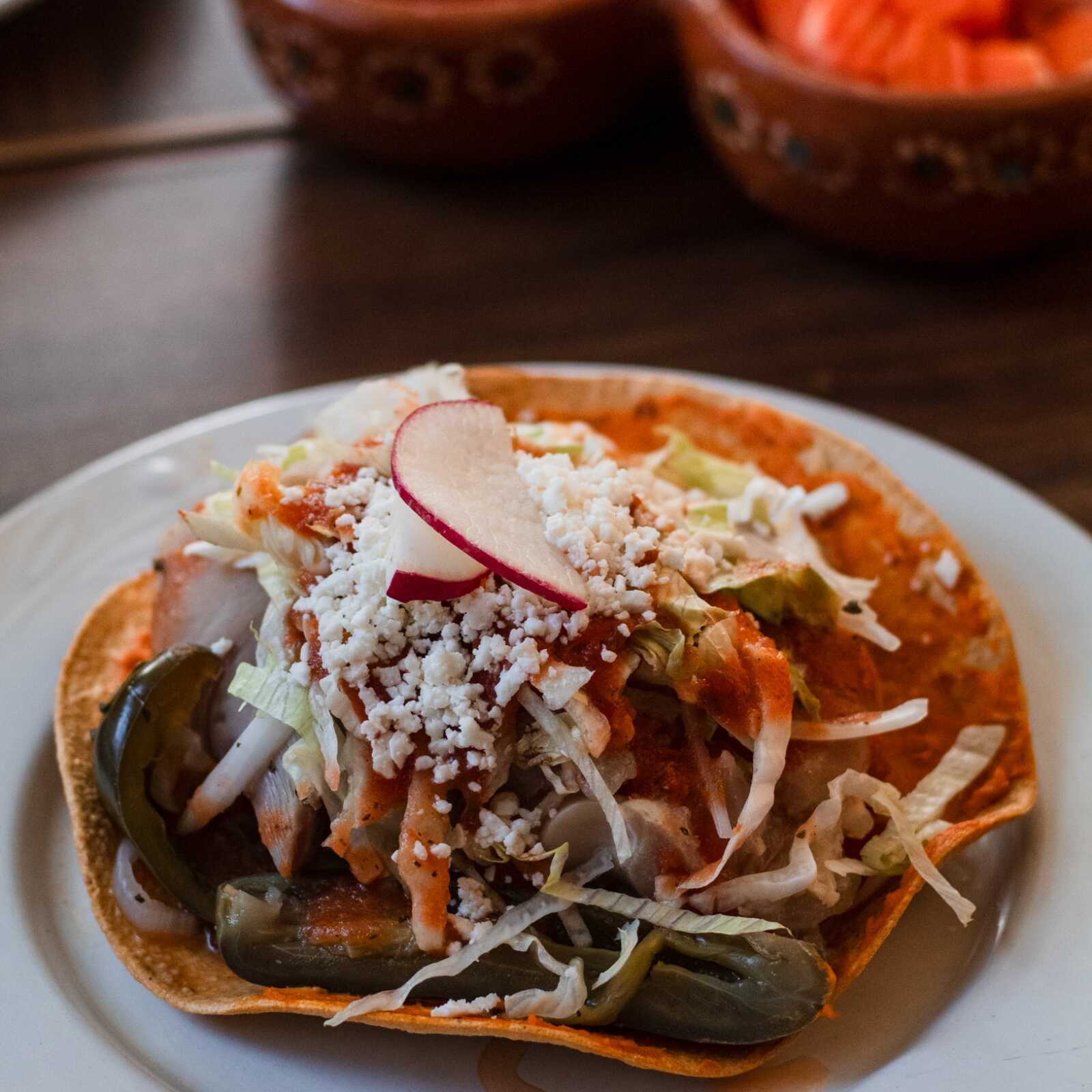 Tostada de Carne