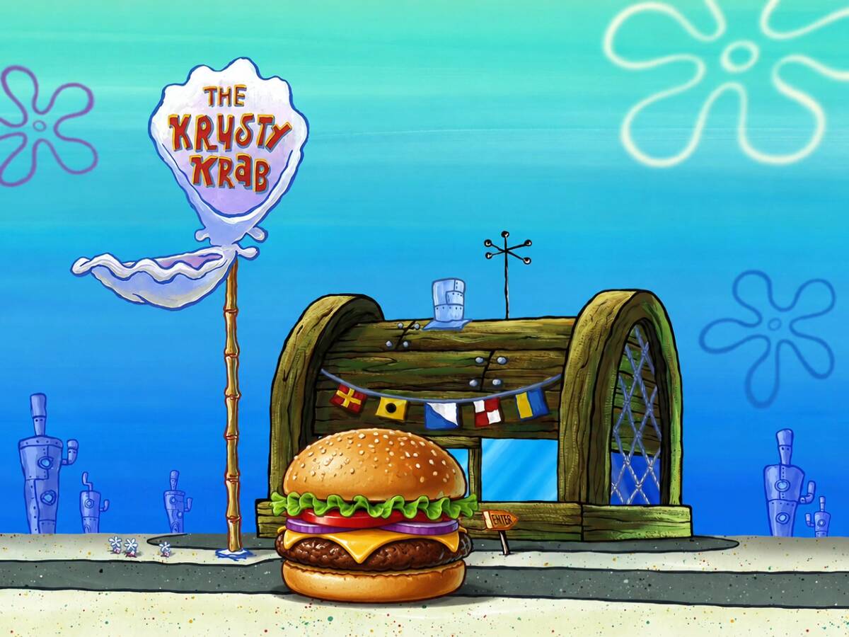 The Krusty Krab Burger ( Crustáceo Cascarudo )