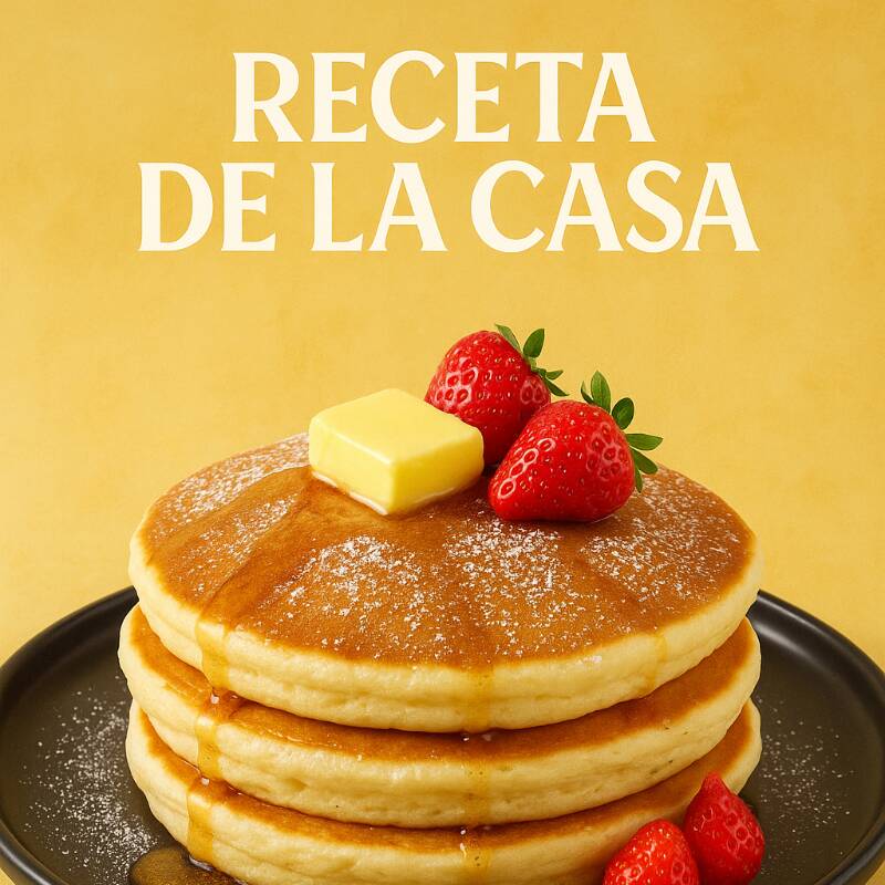 Orden de Hotcakes "Receta de la Casa"