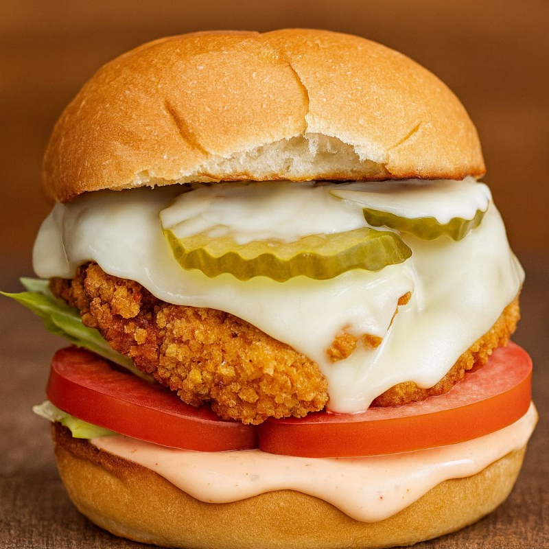 Hamburguesa chiken tender