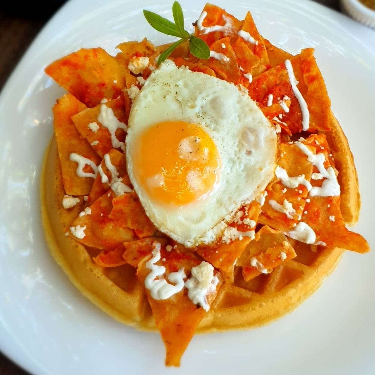 Waffle Chilaquiles