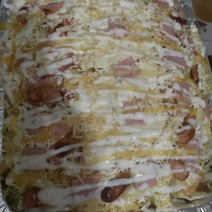 Combo Salchipapa Familiar 4 Personas + Bebida1.5 L