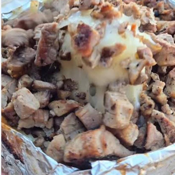 Papa con Carne Asada