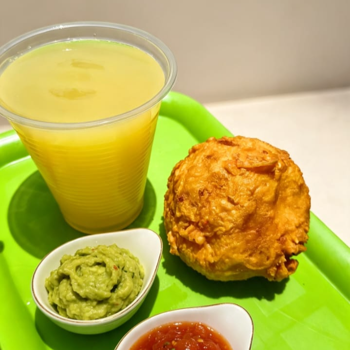 Papa Rellena + Naranjada