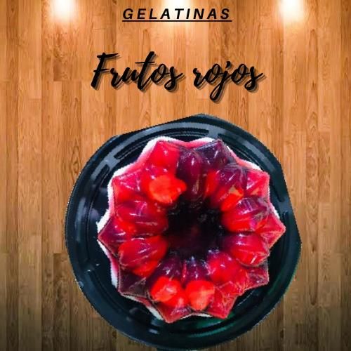 Gelatina Frutos Rojos