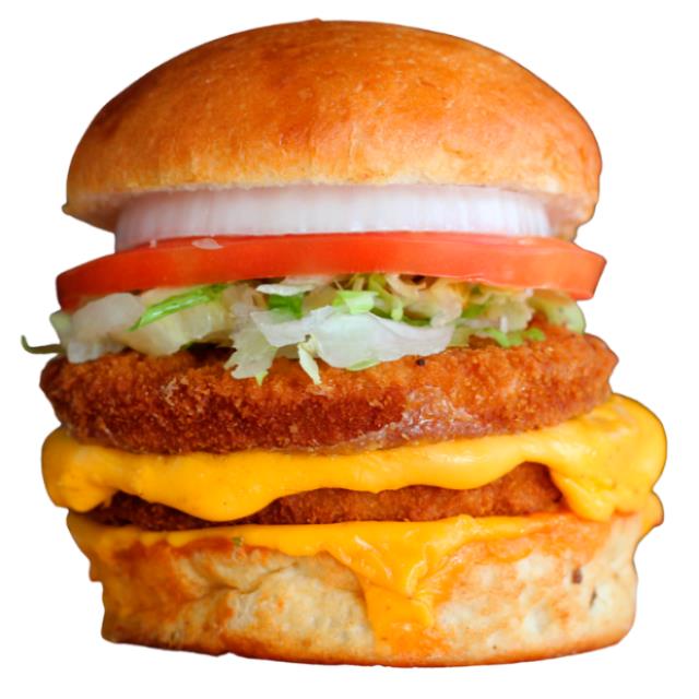 COMBO HAMBURGUESA DOBLE DE POLLO