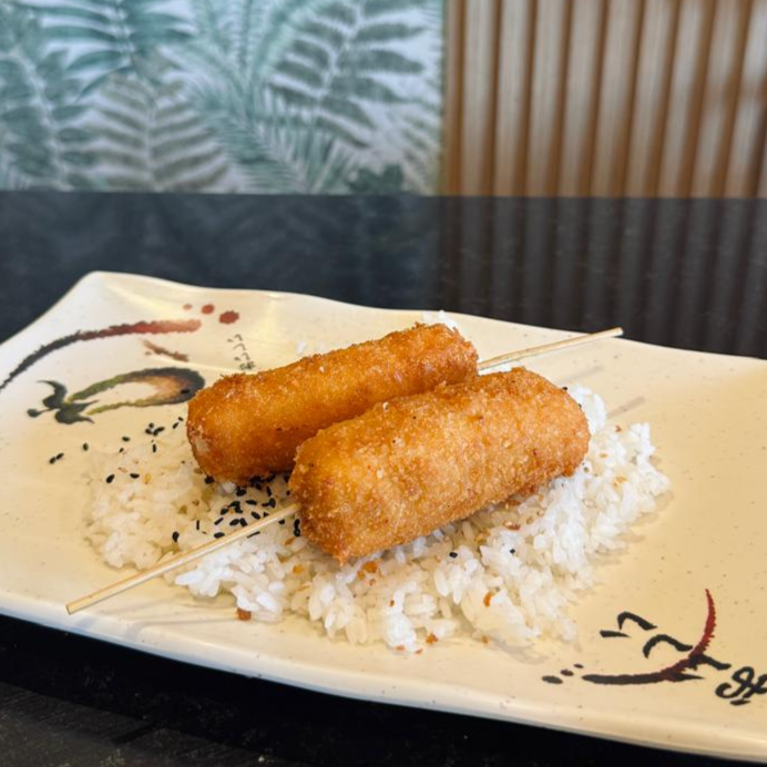 Kushiage de queso