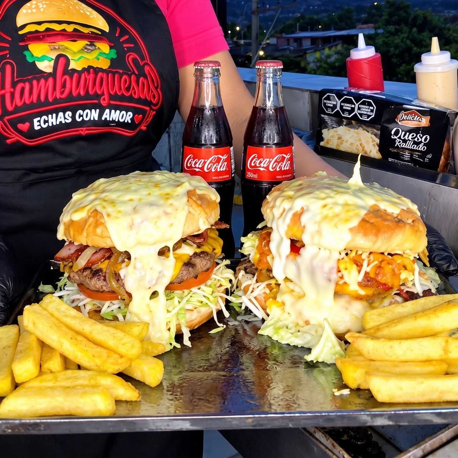 Hamburguesa Gratinada Doble para 2