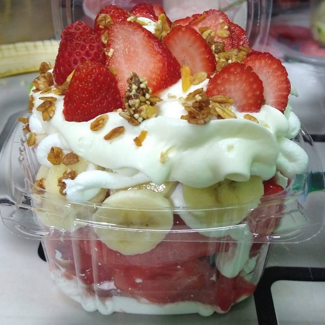 Chantilly Platano-Fresa