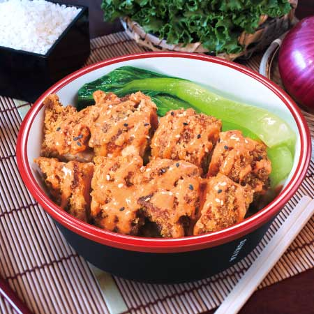 Chicken Katsu con Sriracha