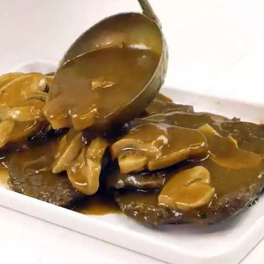 - filet mignon grelhado, molho madeira, acompanha arroz branco e purê