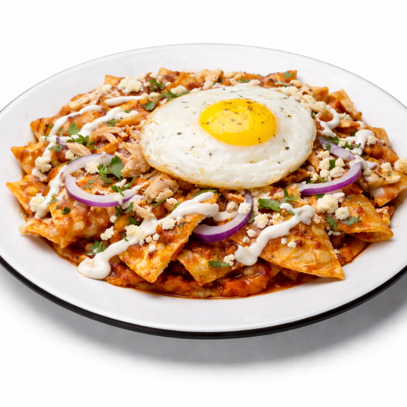 Chilaquiles con huevo