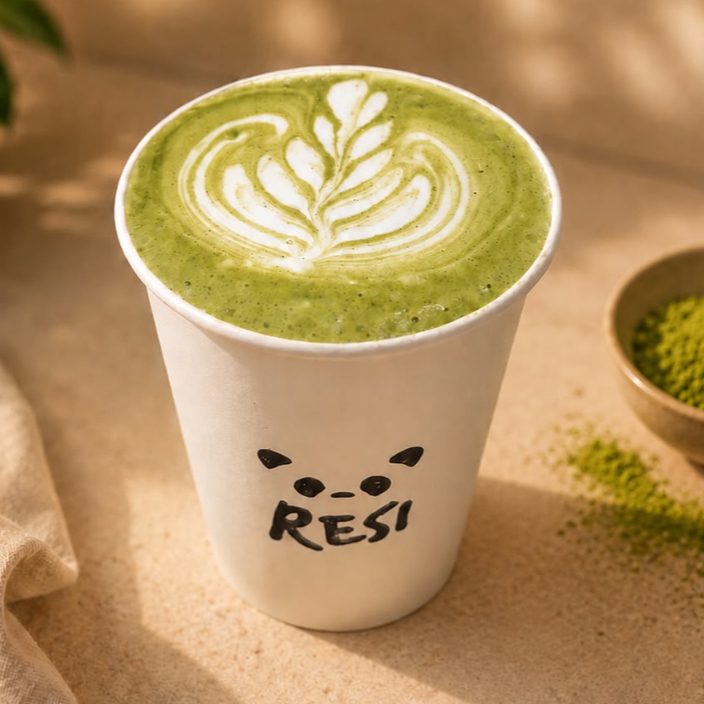 Matcha latte caliente | 12oz