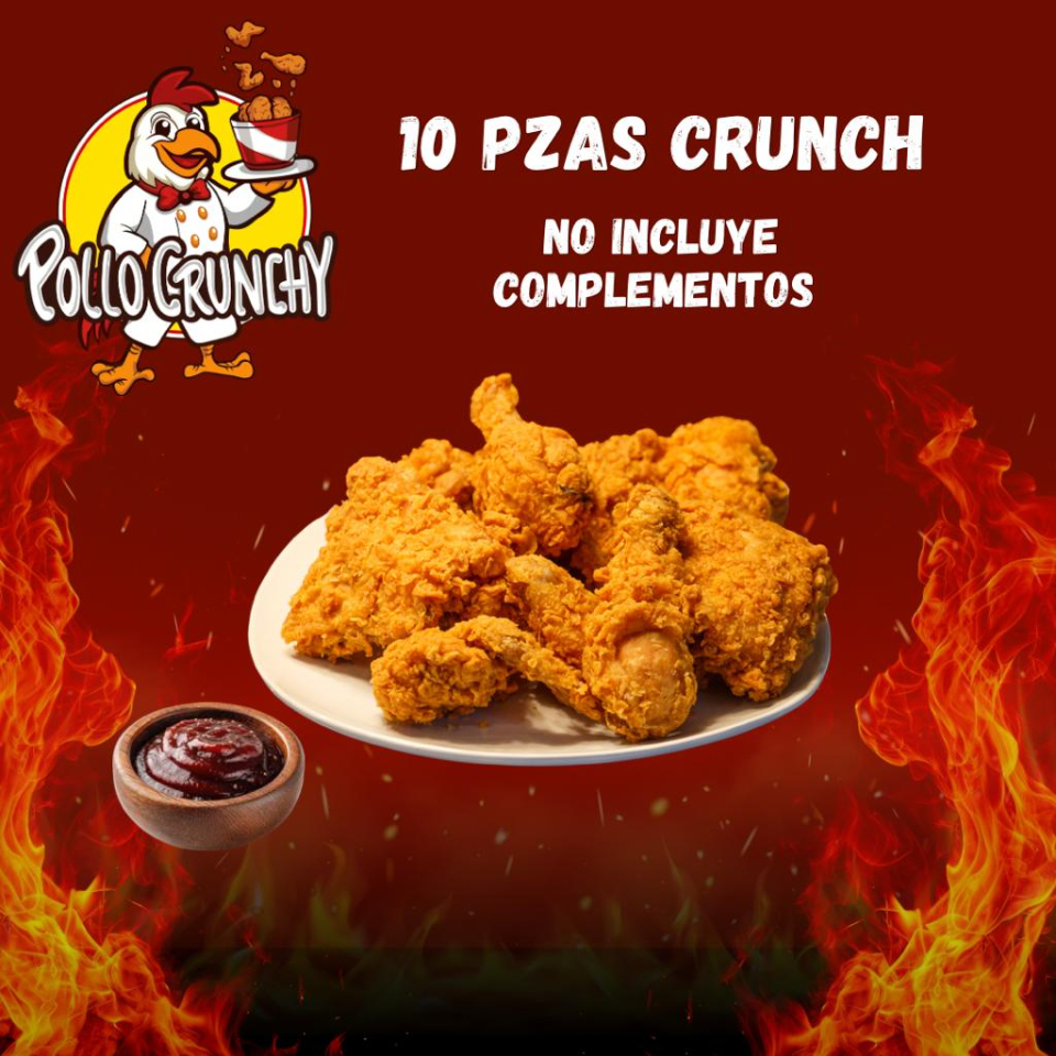 10 Pzas Crunch Sin Complementos
