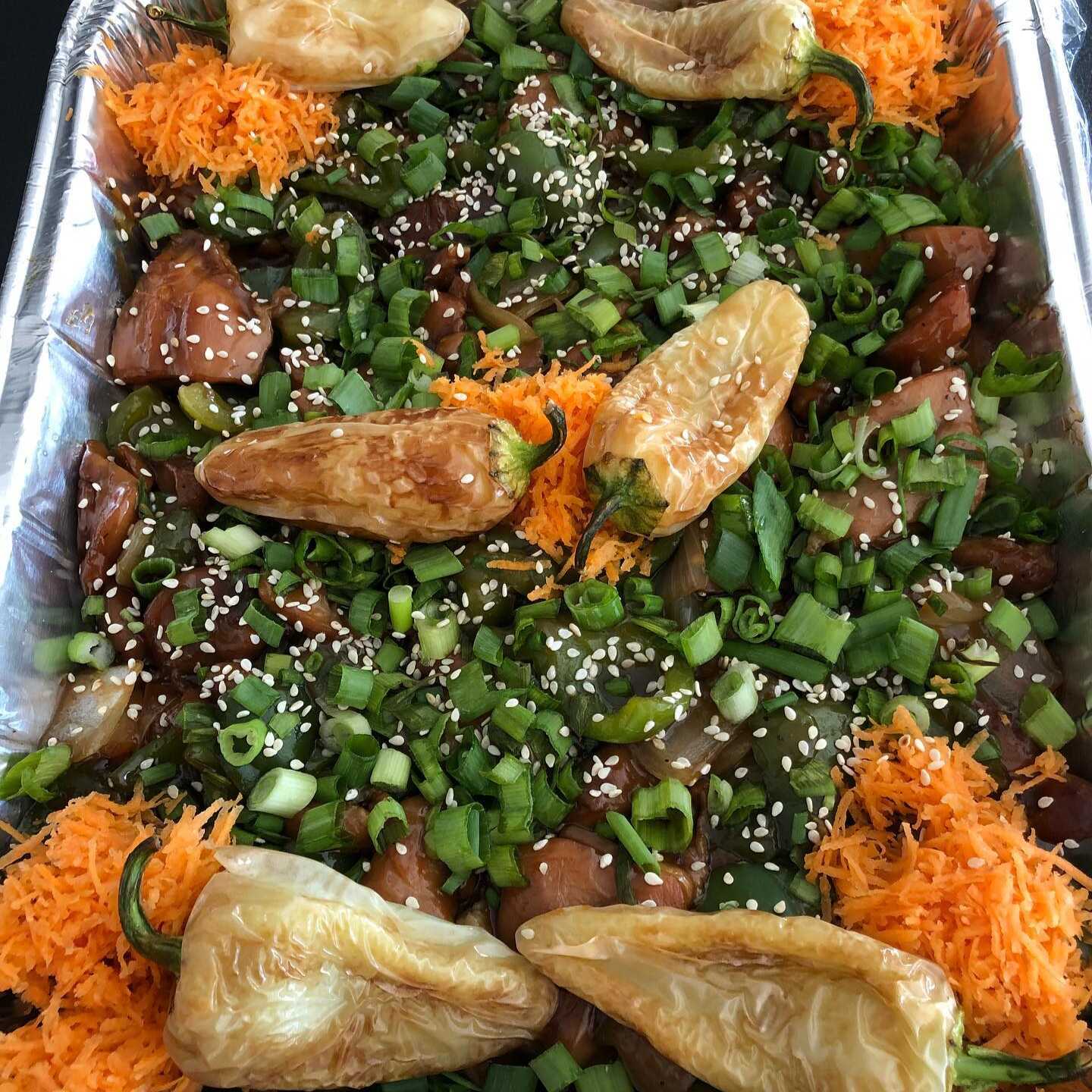 Charola Teriyaki Pollo