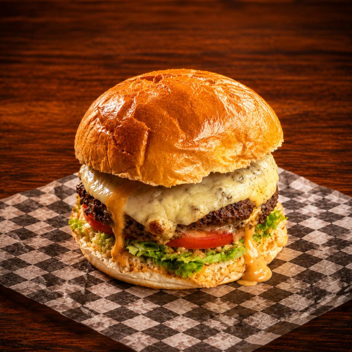 Hamburguesa Sencilla con Tocineta 120g