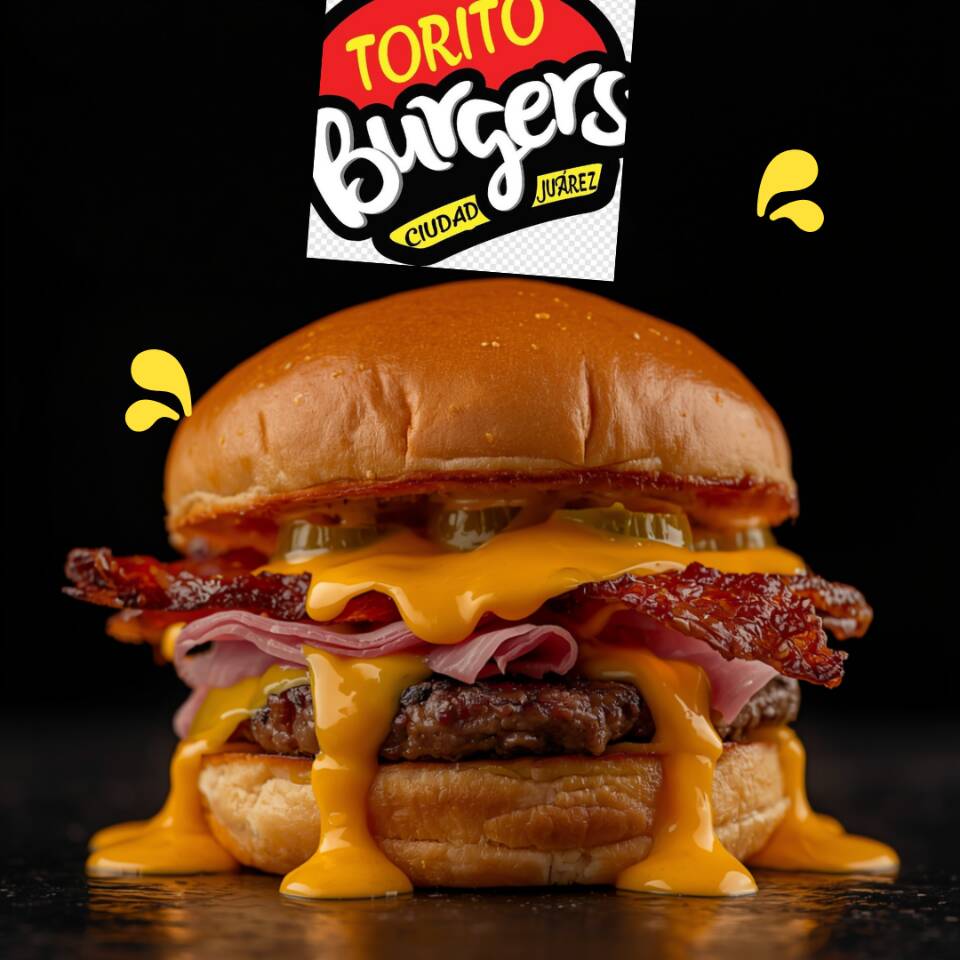 HAMBURUGRSA BACON + NUGGETS