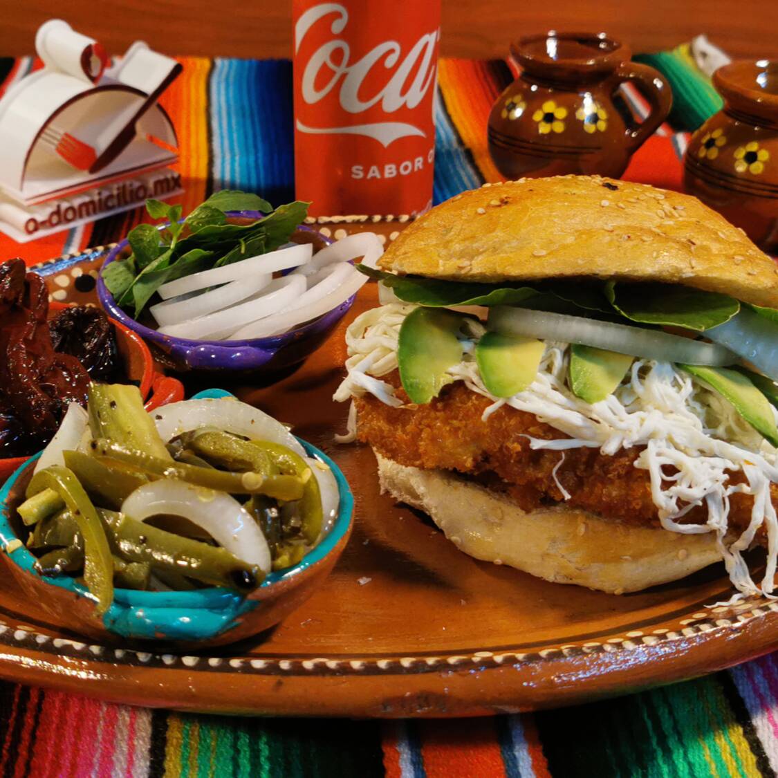 Combo Cemita Cubana + Refresco