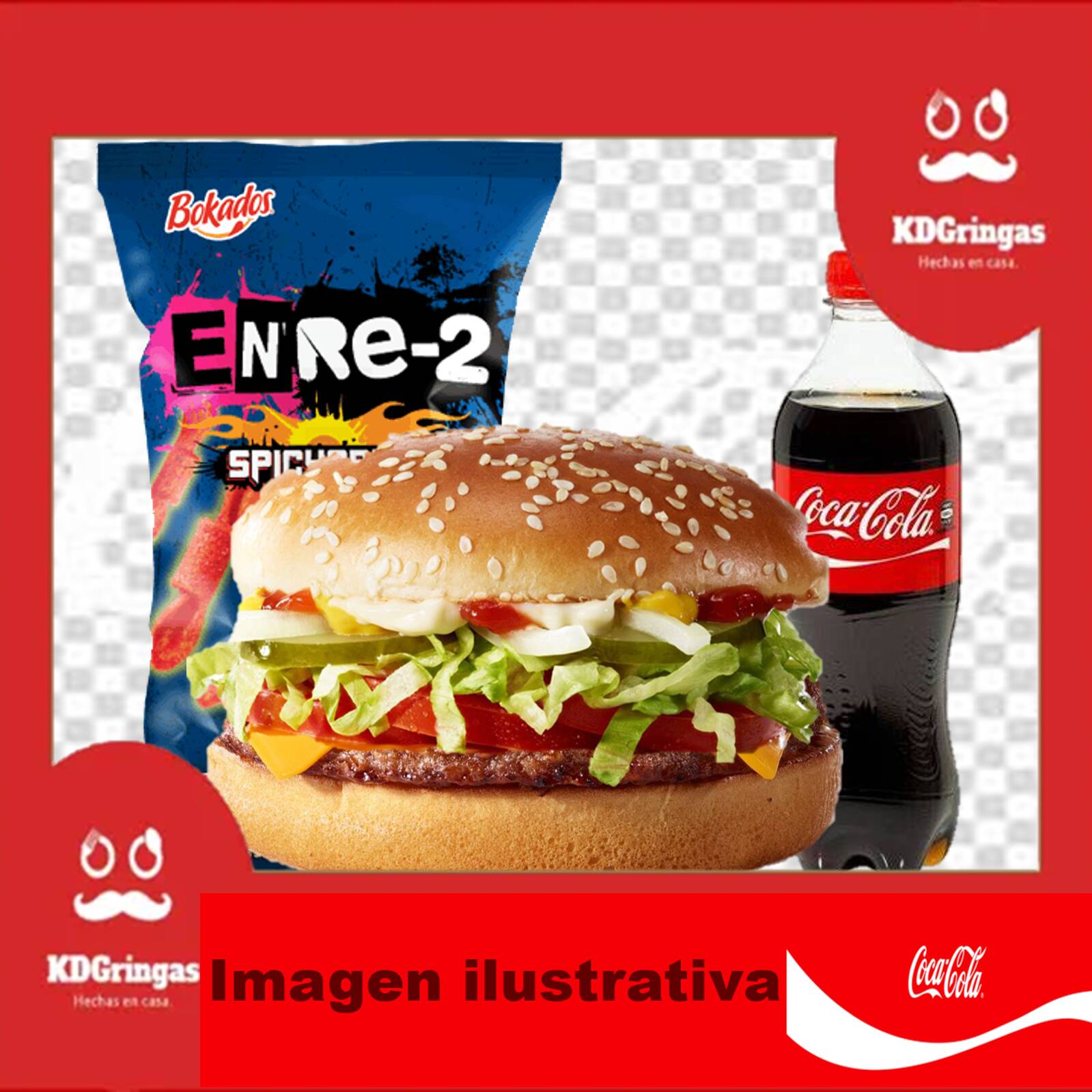 Combo-KD Clasica Papas y Refresco 600 Ml