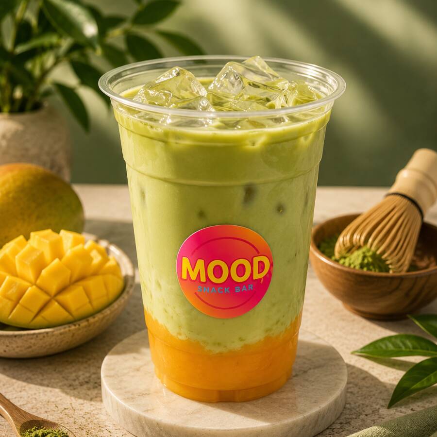 Mango Matcha Latte