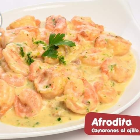Combo Camarones Al Ajillo + Jugo del Dia + Postre